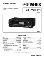 Fisher CRW-9025 - Schematic 
